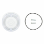 Preview: Blinkerkappe Ø80 mm im Set, Lichtaustritt vorne, inkl. Gummidichtring + Schrauben
