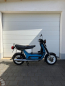 Preview: Simson SR50C - 1988 - 12V im seltenen polarblau metallic original Zustand mit Kindersitz - DDR Fahrzeugpapiere