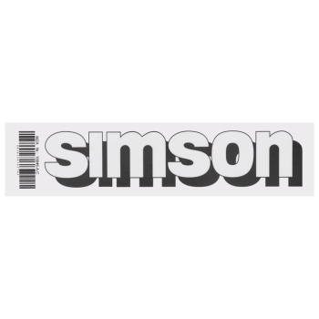 Preview: Klebefolie ""SIMSON""- Tank - Qualitätsstufe sehr gut