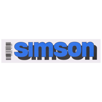 Klebefolie ""SIMSON""- Tank - Qualitätsstufe sehr gut