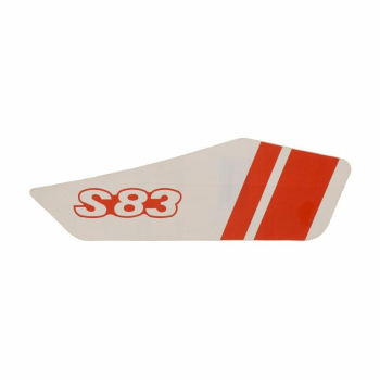 Klebefolie f. Seitendeckel, re., 009,015,026, S83B