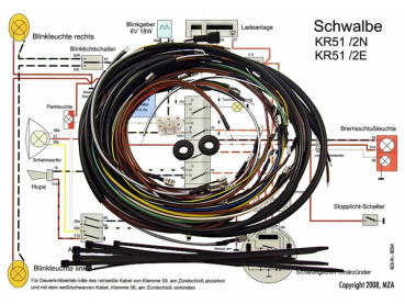 Kabelbaumsatz - KR51/2E und KR51/2N