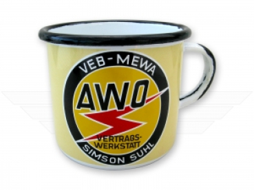 Tasse (Emaille) AWO Vertragswerkstatt