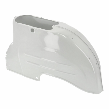 Preview: Haube, Hinterradabdeckung, geschweißt, Stahlblech, grau grundiert