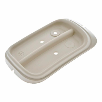 Preview: Gummi Rücklichtunterlage mit Schlitz, Rücklichtunterlage für eckiges Rücklicht - KR51