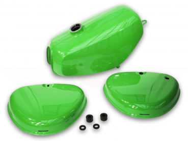 Tank im Set mit Seitendeckel links und rechts Lackset (7-teilig)