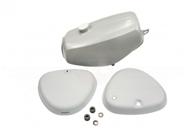 Preview: Tank im Set mit Seitendeckel links und rechts Lackset (7-teilig)