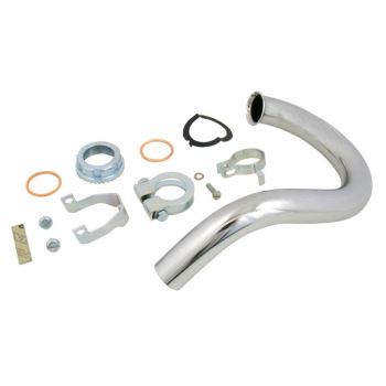 SET Krümmer mit Anbauteilen für Enduro