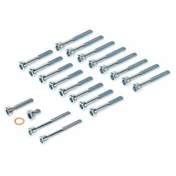 SET Normteile Motorgehäuse + Deckel kpl. - Innensechskant, 21-teilig - M500-M700