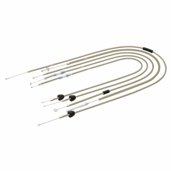 Bowdenzug SET silbergrau f. KR51/1 -  Bremsbowdenzug hinten - Hebel aussenliegend
