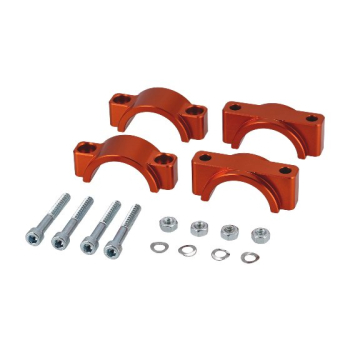 CNC-Klemmbrücken Set für Kotflügel, Aluminium eloxiert - inkl. Befestigungsmaterial - S50, S51, S70, SR50, SR80