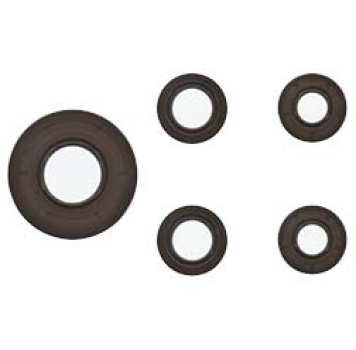 Set Wellendichtring NJK FPM braun, Staublippe, 5 Stück - f. SR4-1 mit M52 KH-Motor