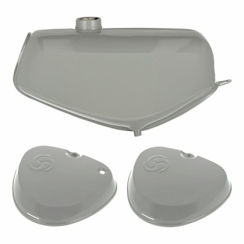 Tankset Kraftstoffbehälter + eckige Seitendeckel S51, S70, Enduro S51E S70E