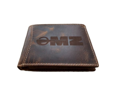 Geldbörse Portmonnaie (Echtleder) "altes MZ Logo" Gravur