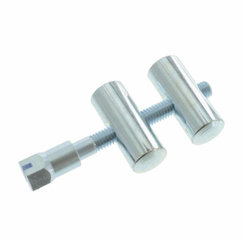 Zugbolzen Set, vorderer + hinterer mit Schraube, verzinkt - zur Batteriehalterung