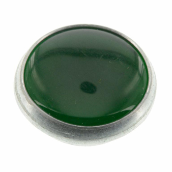 Kontrollglas Leergang Grün - PVC in Alueinfassung - für Ø16 mm-Bohrung