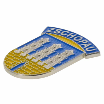 Lenkerplakette Zschopau, gerade, klein für ES125, ES150, RT