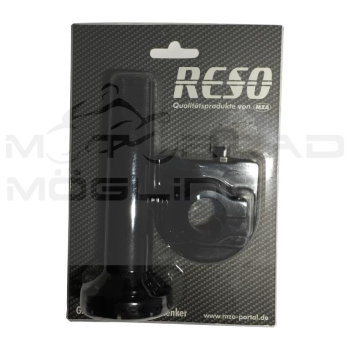 Preview: Gasgriff, CNC, Alu, universell passend für Ø22mm-Lenkerrohr - Gewinde: M10x1