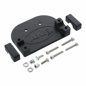 Kennzeichenhalter, schwarz, 3D-Druck, für Gepäckträger KR51, SR4-
