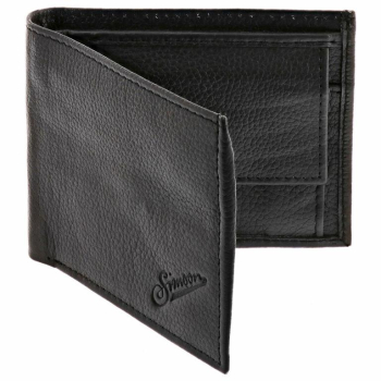 Geldbörse, Farbe: schwarz, Leder - Motiv: ""SIMSON""