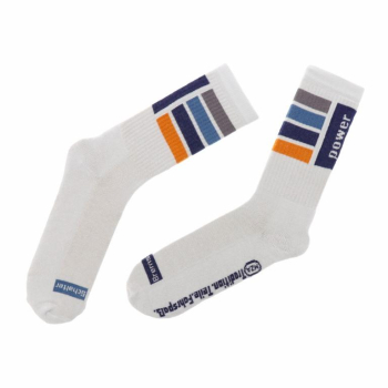 Sportsocken - Farbe: weiß - Motiv: ""SIMSON Power""