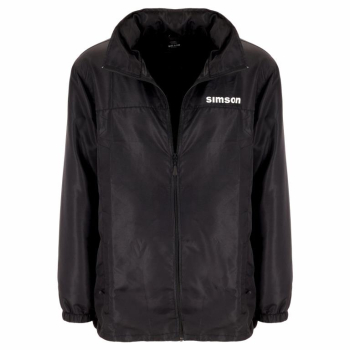 Regenjacke, Farbe: schwarz - Motiv: SIMSON