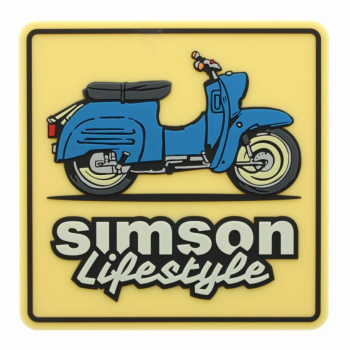 Preview: Glasuntersetzer Tassenuntersetzer aus Silikon verschiedene Moped Modelle