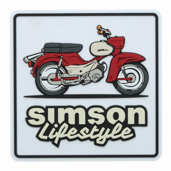 Preview: Glasuntersetzer Tassenuntersetzer aus Silikon verschiedene Moped Modelle