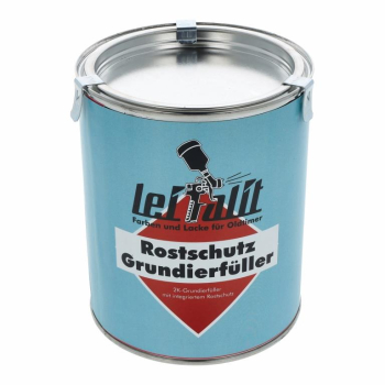 Rostschutzgrundierfüller Leifalit für Decklacke, hellgrau - 1 Liter-Dose