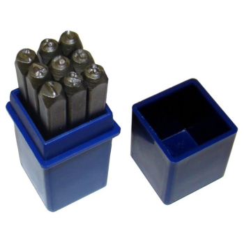 Schlagzahlen SET - Ziffernhöhe: 3,0mm - Schriftcharakter nach DIN1451