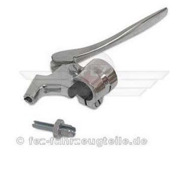 Handbremshebel mit Armatur Alu (mit Stellschraube) poliert AWO-T/S