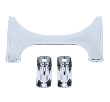 Gepäckträgerhalter mit Gepäckträgeraufnahme im Set (3-teilig, verchromt) - SR4-2,-3,-4