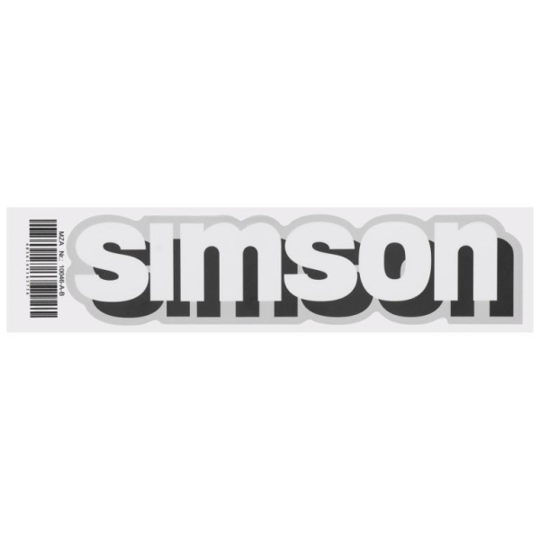Klebefolie ""SIMSON""- Tank - Qualitätsstufe sehr gut