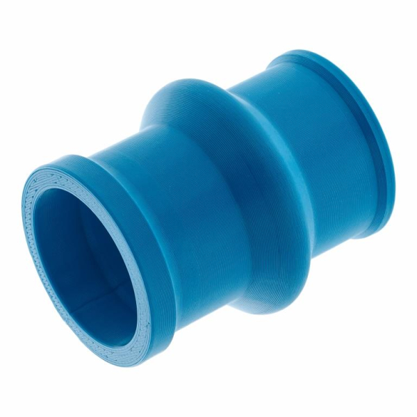 Ansaugmuffe, 3D-Druck - vom Gehäusemittelteil (Ø26mm) auf Vergaser - strömungsoptimiert