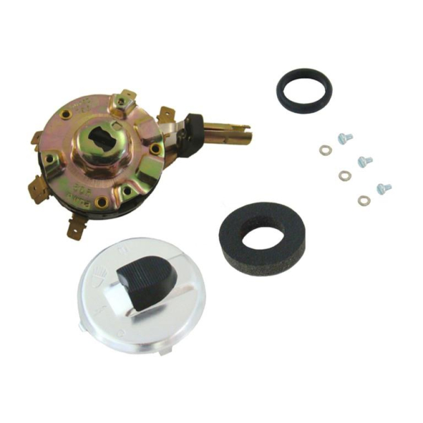 Zündlichtschalter + Zündschlossabdeckung SET passend für Simson KR 51/2