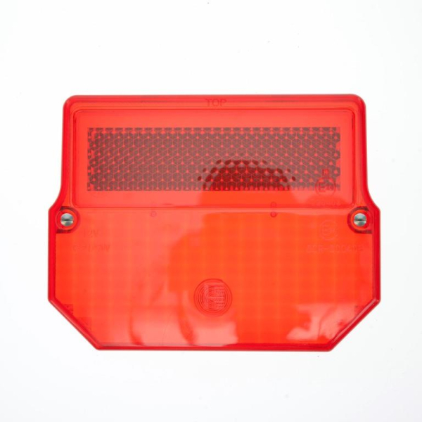 Rücklichtkappe f. BSL + BSKL, rot - inkl. 2 Schrauben und Dichtscheiben