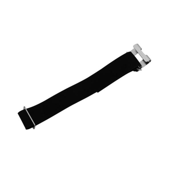 Gepäckträgerriemen komplett - 1 Haken + 1 Blech-Klemmschlaufe