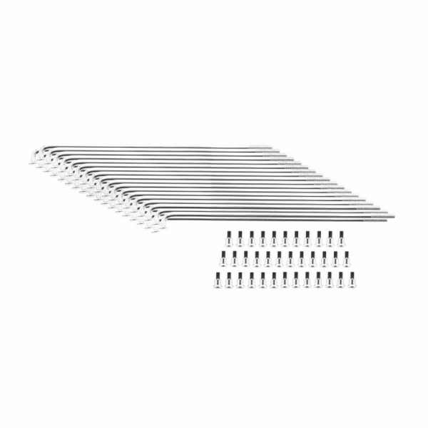 Speichensatz Chrom 16" - 36x - M3,5-143,5 mm - für 16 Zoll-Felge