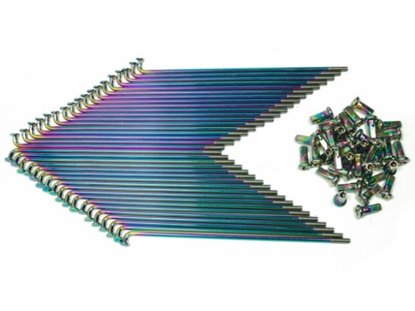 Speichensatz mit Nippel 143,5mm M3,5 Stahl beschichtet (16 Zoll Trommelbremse)