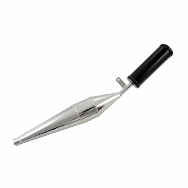 Auspuff Sport chrom/schwarz