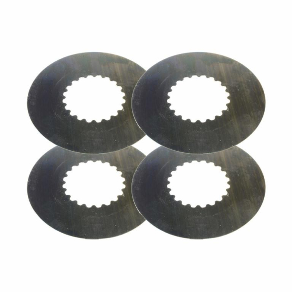 VPE 4x Kupplungslamellen, Stahl-Kupplungsscheiben - Stärke 0,6 mm - für Motor M500-M700