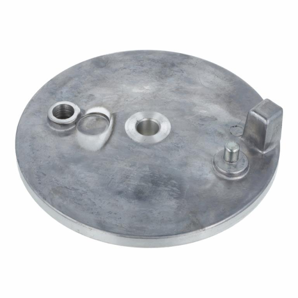 Bremsschild hinten - ohne Loch f. Bremskontakt - S50, S51, S70, S53, S83, KR51/2