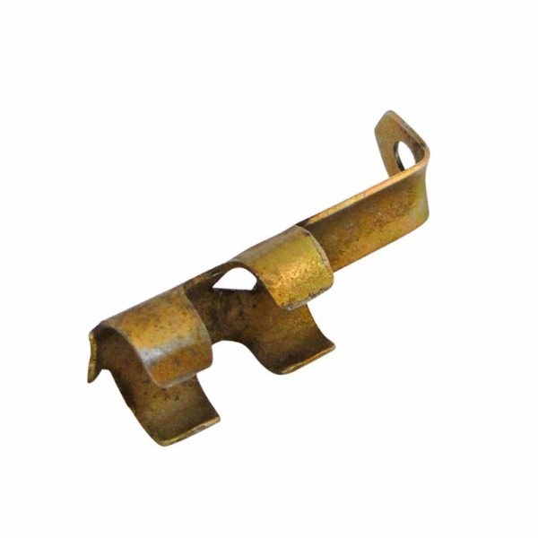 Verbindungsblech - Kralle in Hochspannungsdurchführung