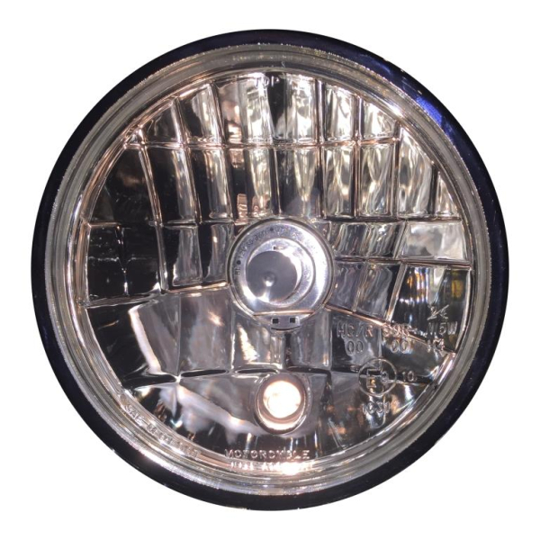 Scheinwerfereinsatz 12V Halogen rund Klarglas mit Standlicht (H4)