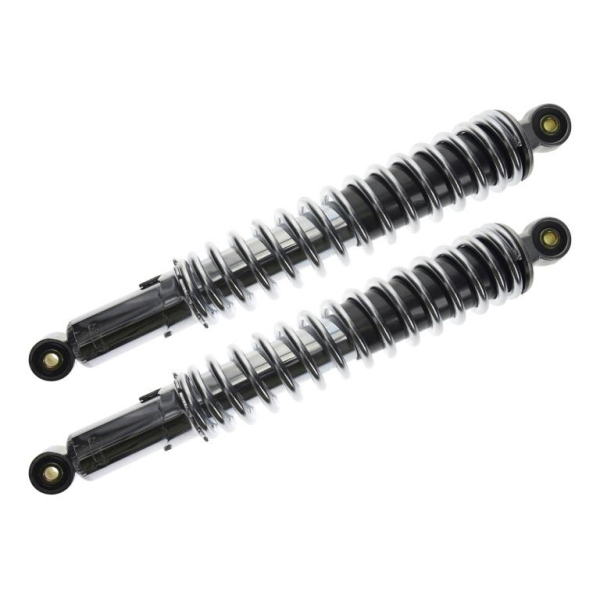 Federbein SET- Sport 5-fach verstellbar, 365 mm lang, Buchse 8 mm, verchromt