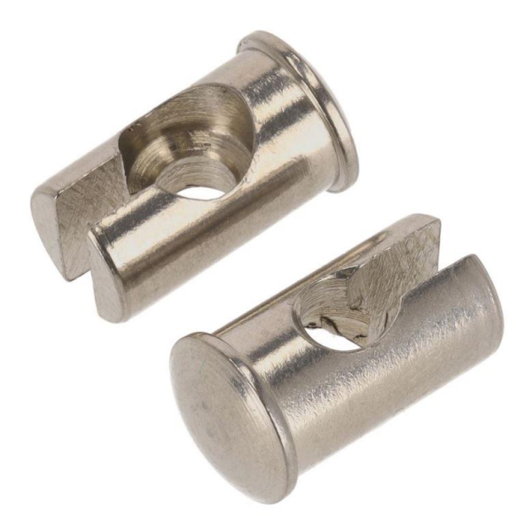 Paar Nippelaufnahmen f. Bowdenzüge - für Brems- und Kupplungshebel aus Aluminium