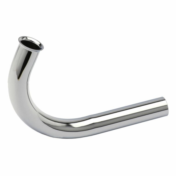 Krümmer - Auspuffrohr verchromt - L=220mm, Ø 28 mm - für langen Auspuff SR2, SR2E