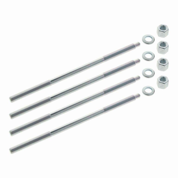 Zylinderstehbolzen SET 4x M6x130 mm + SKM M6 + U-Scheiben für M52-M54-Motoren/ Zylinder