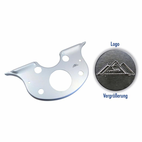 Armaturenblech Alu eloxiert für KR50