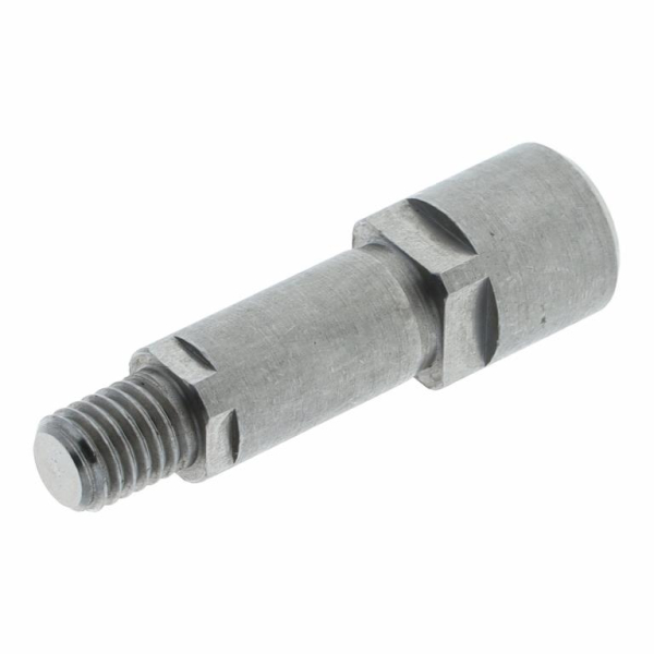 Welle für Schaltautomat, M8-Gewinde, Vierkant für Schaltbügel 9,30 mm (Serienabmessung)